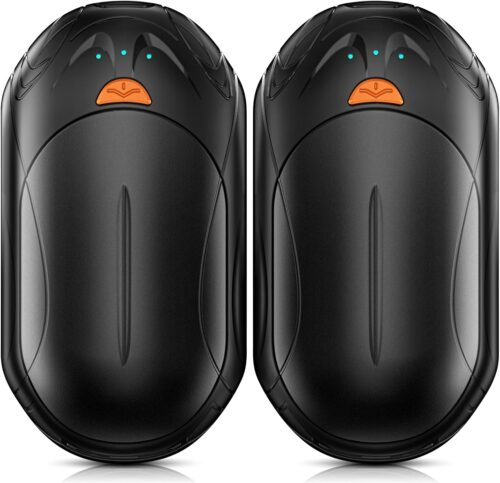 AI Hand Warmers Rechargeable 2 Pack,6000mAh Rechargeable Hand Warmer,20Hrs Long Heating Electric Hand Warmer,Portable Pocket Heater,Pocket Size Hand W...