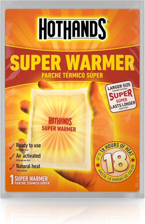HotHands Body & Hand Super Warmers - Long Lasting Natural Odorless Air Activated Warmers - Up to 18 Hours of Heat - 10 Individual Warmers - Image 2