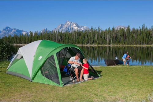 Coleman Evanston Screened 6/8 Person Camping Tent - Image 5