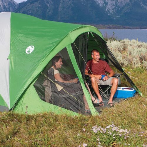 Coleman Evanston Screened 6/8 Person Camping Tent - Image 9