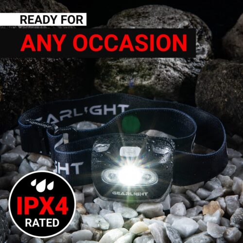 GearLight USB Rechargeable Headlamp Flashlight - S500 Running, Camping, and Outdoor LED Headlight Camping Headlamps - Head Lamp Light for Adults, Kids... - Image 6